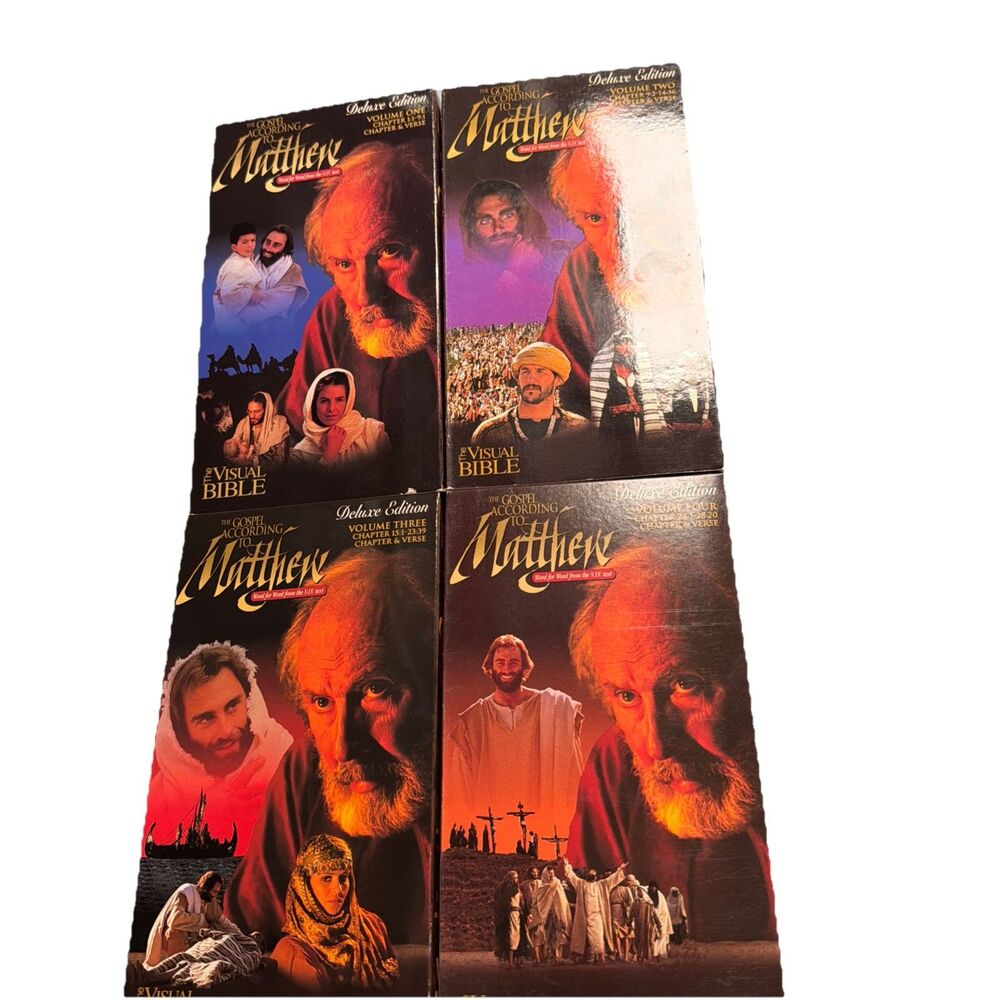 The Gospel According to Matthew (VHS 4 Vol. Box Set) Deluxe Edition